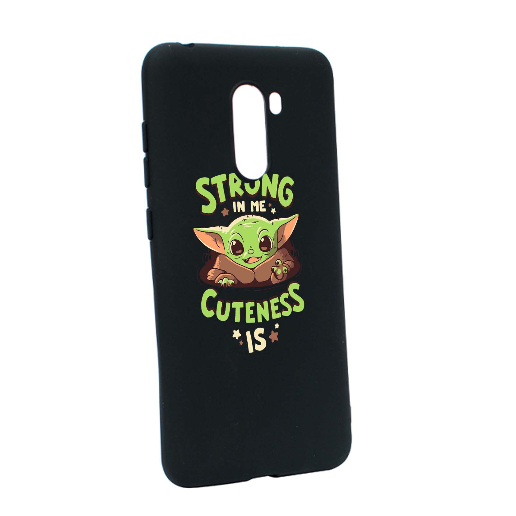 Husa de protectie Star Wars - Baby Yoda, Movie pentru Xiaomi PocoPhone F1, rezistenta la uzura, anti-alunecare, din silicon Premium, B400