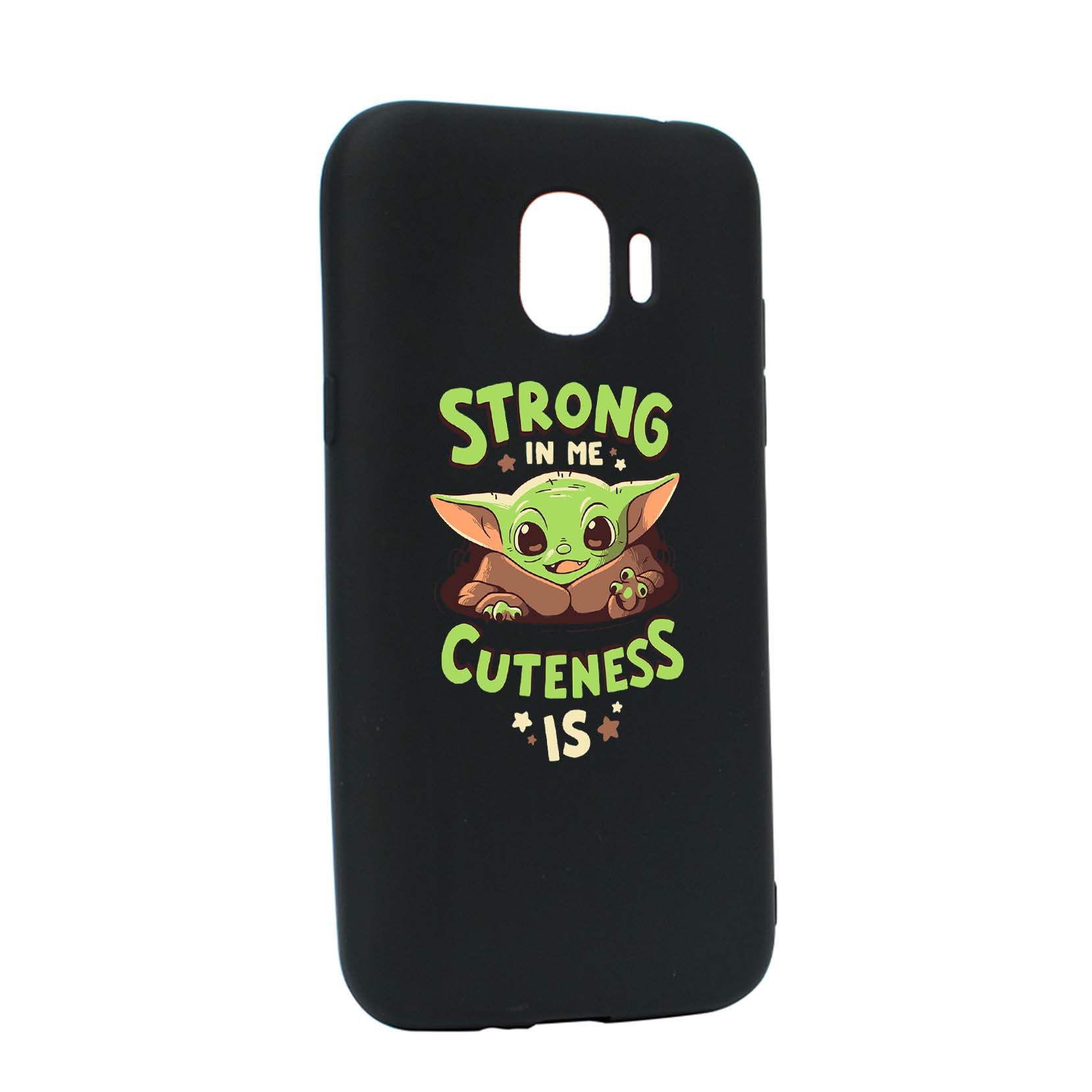 Husa de protectie Star Wars - Baby Yoda, Movie pentru Samsung Galaxy J2 Pro 2018 / J2 2018 / Grand Prime Pro, rezistenta la uzura, anti-alunecare, din silicon Premium, B400