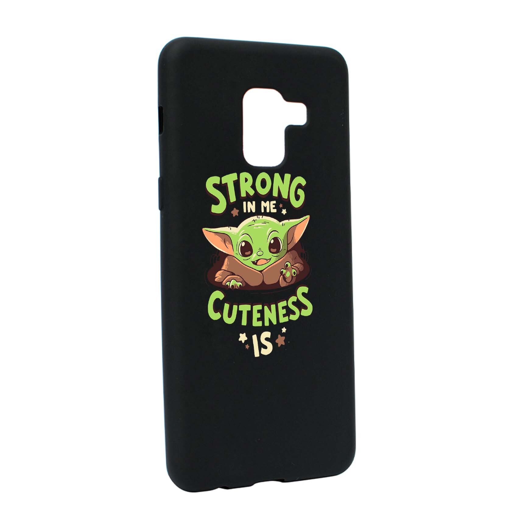 Husa de protectie Star Wars - Baby Yoda, Movie pentru Samsung Galaxy A5 2018, rezistenta la uzura, anti-alunecare, din silicon Premium, B400