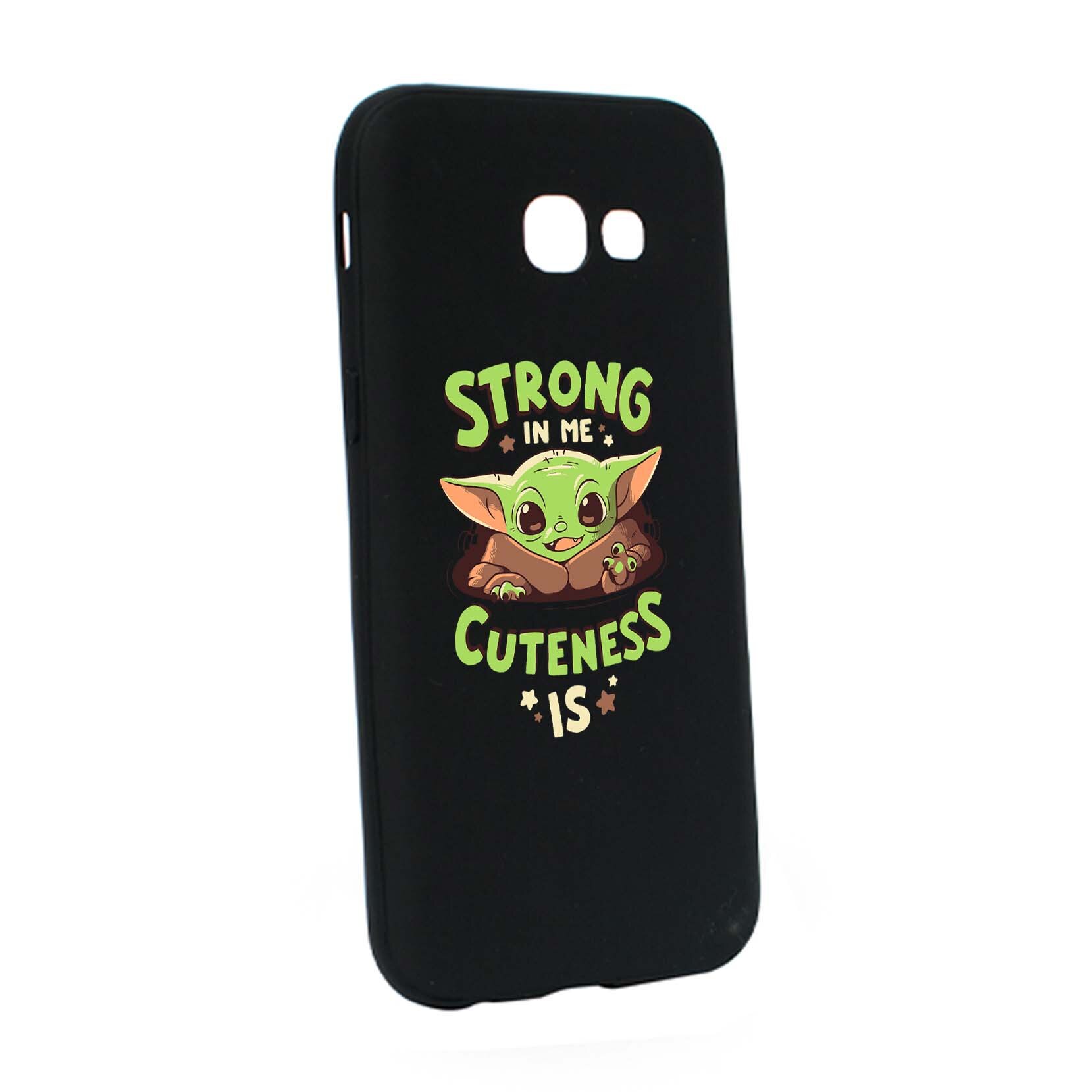 Husa de protectie Star Wars - Baby Yoda, Movie pentru Samsung Galaxy A3 2017, rezistenta la uzura, anti-alunecare, din silicon Premium, B400