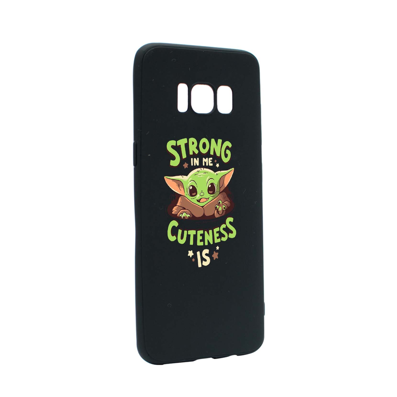 Husa de protectie Star Wars - Baby Yoda, Movie pentru Samsung Galaxy S8 Plus, rezistenta la uzura, anti-alunecare, din silicon Premium, B400