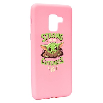 Husa de protectie Star Wars - Baby Yoda, Movie pentru Samsung Galaxy A5 2018, rezistenta la uzura, anti-alunecare, din silicon Premium, P400 Husa de protectie Star Wars - Baby Yoda, Movie pentru Samsung Galaxy A5 2018, rezistenta la uzura, anti-alunecare, din silicon Premium, P400