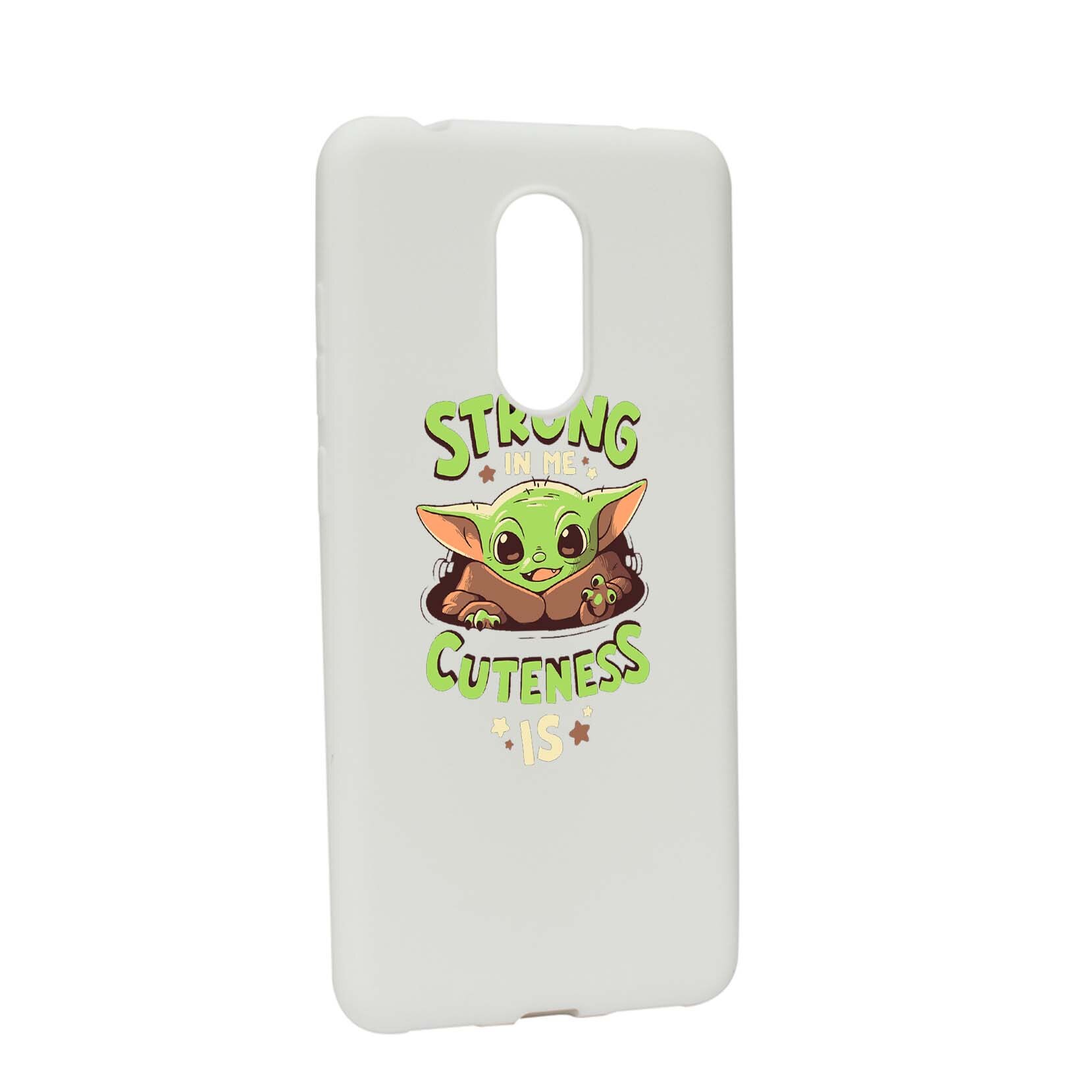 Husa de protectie Star Wars - Baby Yoda, Movie pentru Xiaomi Redmi 5, rezistenta la uzura, anti-alunecare, din silicon Premium, W400