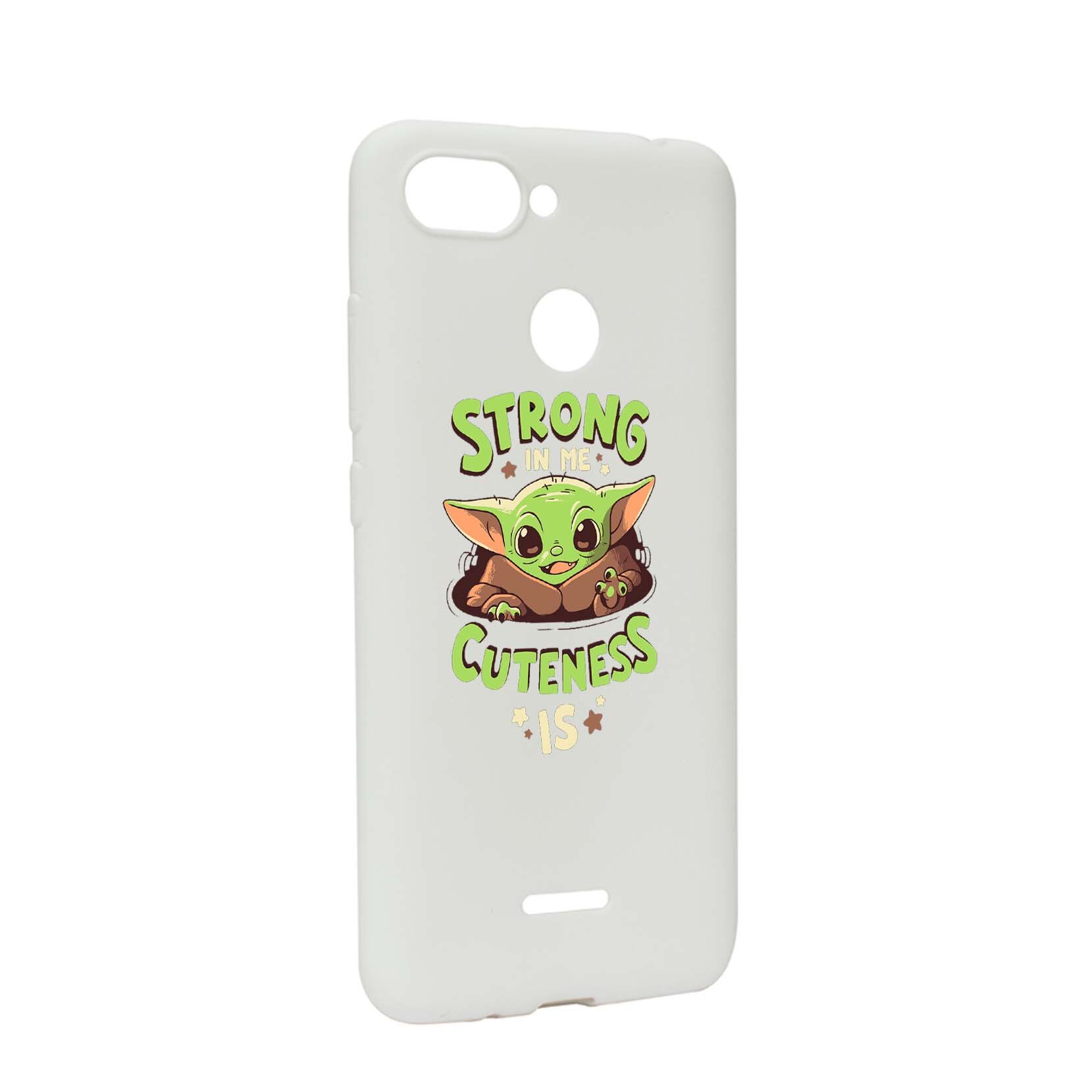 Husa de protectie Star Wars - Baby Yoda, Movie pentru Xiaomi Redmi 6, rezistenta la uzura, anti-alunecare, din silicon Premium, W400