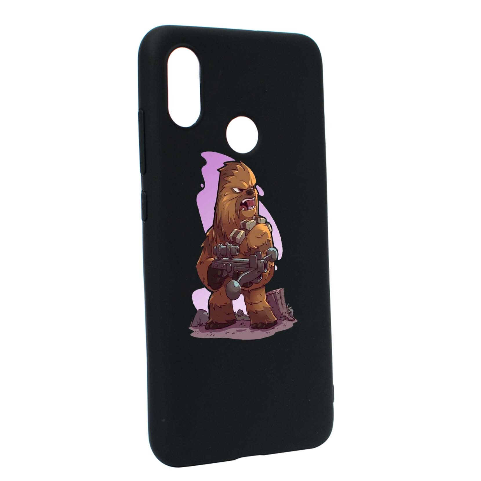 Husa de protectie Star Wars - Chewbacca, Movie pentru Xiaomi Mi 8, rezistenta la uzura, anti-alunecare, din silicon Premium, B401
