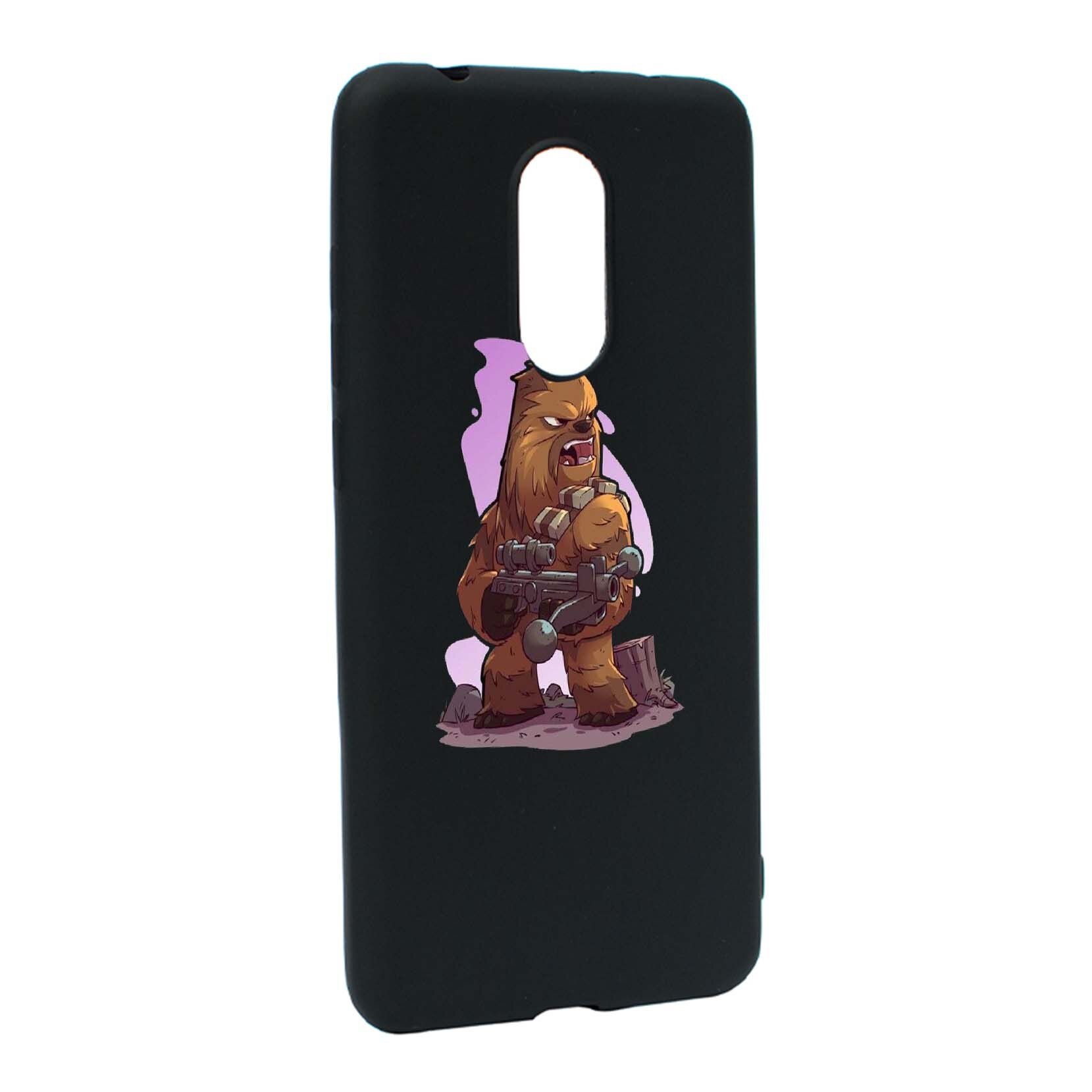 Husa de protectie Star Wars - Chewbacca, Movie pentru Xiaomi Redmi 5, rezistenta la uzura, anti-alunecare, din silicon Premium, B401