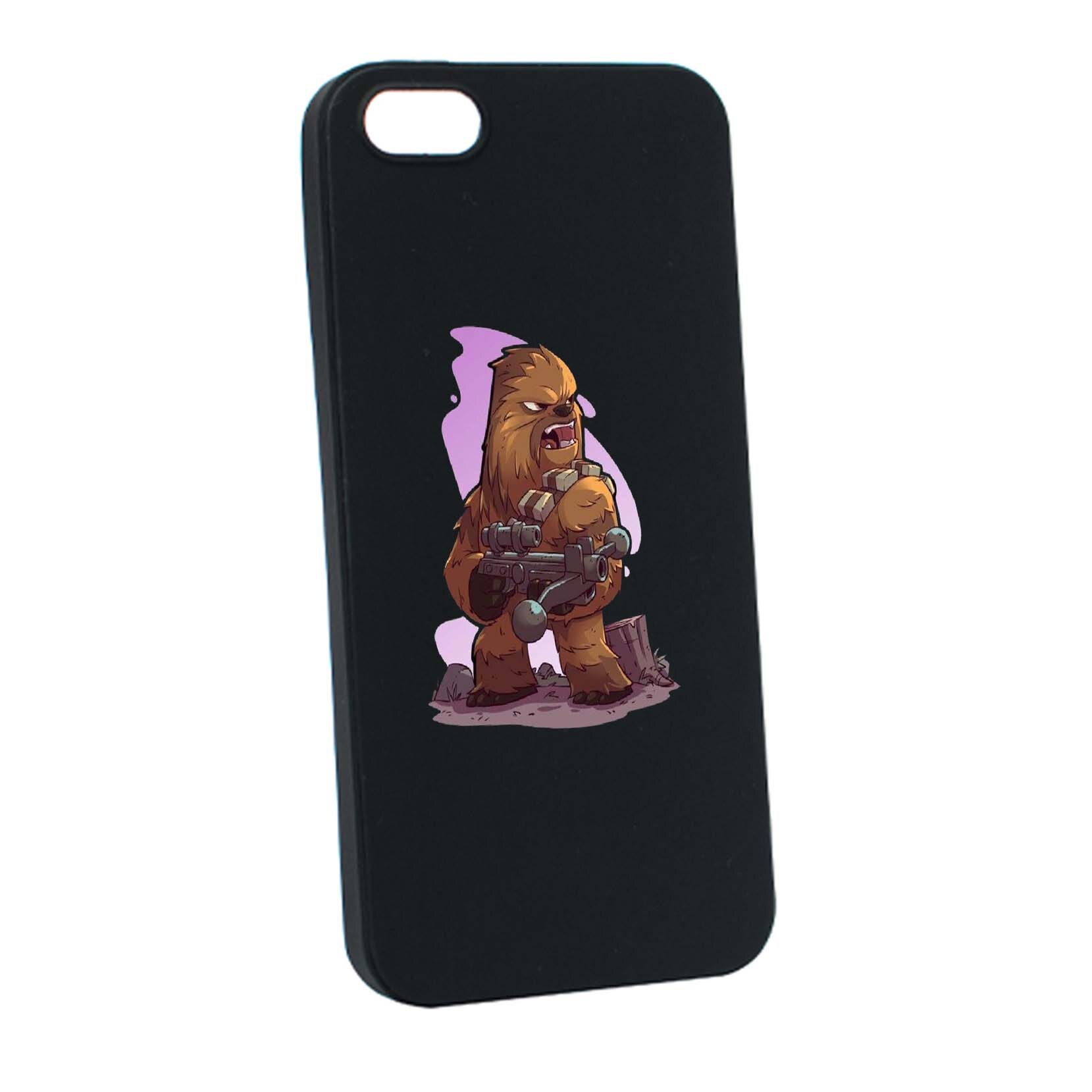 Husa de protectie Star Wars - Chewbacca, Movie pentru Apple iPhone SE / 5S / 5, rezistenta la uzura, anti-alunecare, din silicon Premium, B401