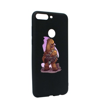 Husa de protectie Star Wars - Chewbacca, Movie pentru Huawei Y7 2018 / Y7 Prime 2018, rezistenta la uzura, anti-alunecare, din silicon Premium, B401 Husa de protectie Star Wars - Chewbacca, Movie pentru Huawei Y7 2018 / Y7 Prime 2018, rezistenta la uzura, anti-alunecare, din silicon Premium, B401