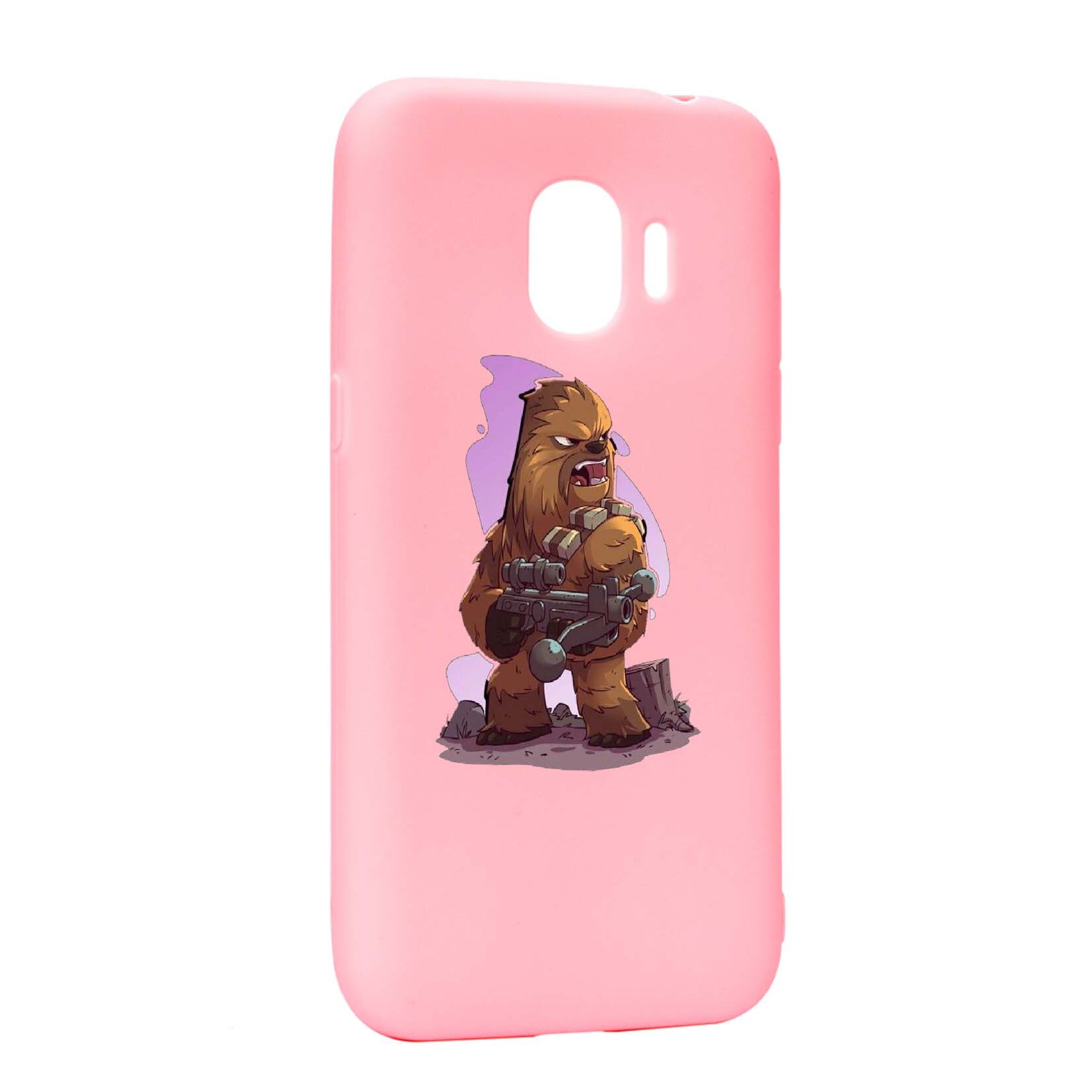 Husa de protectie Star Wars - Chewbacca, Movie pentru Samsung Galaxy J4 2018, rezistenta la uzura, anti-alunecare, din silicon Premium, P401