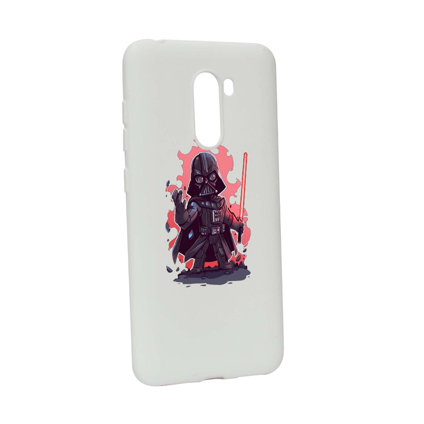 Husa de protectie Star Wars - Darth Vader, Movie pentru Xiaomi PocoPhone F1, rezistenta la uzura, anti-alunecare, din silicon Premium, W402