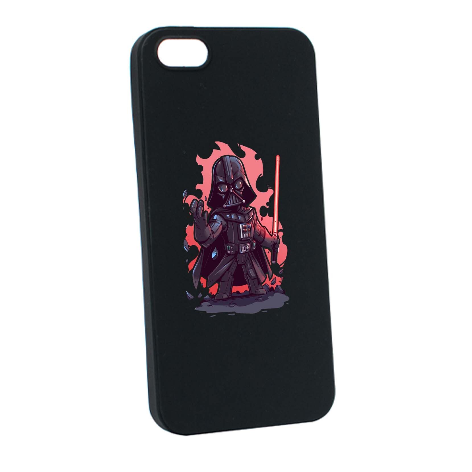 Husa de protectie Star Wars - Darth Vader, Movie pentru Apple iPhone SE / 5S / 5, rezistenta la uzura, anti-alunecare, din silicon Premium, B402