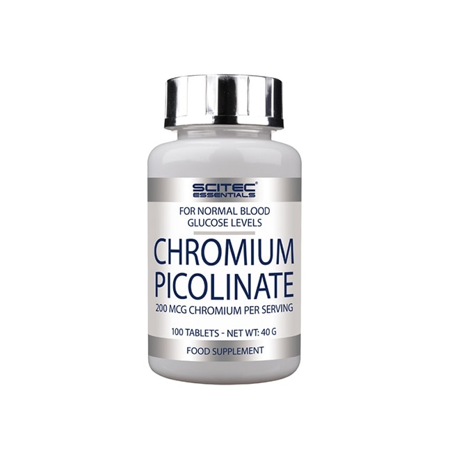 Supliment nutritiv Chromium Picolinate, Scitec , 100 de tablete