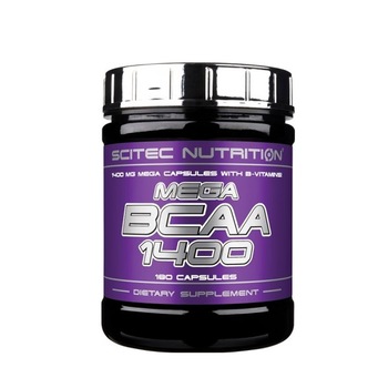 Mega BCAA 1400, SCITEC, 30 capsule Mega BCAA 1400, SCITEC, 30 capsule