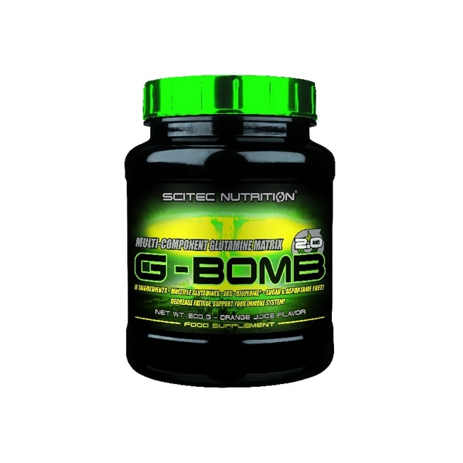 G-Bomb Scitec, Glutamina, Portocale, 500 g