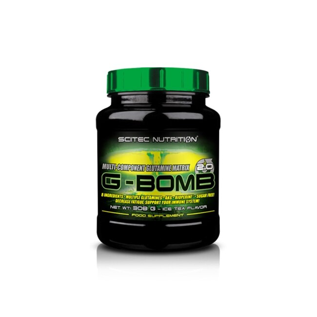 G-Bomb Scitec, Glutamina, Ice Tea, 308 g