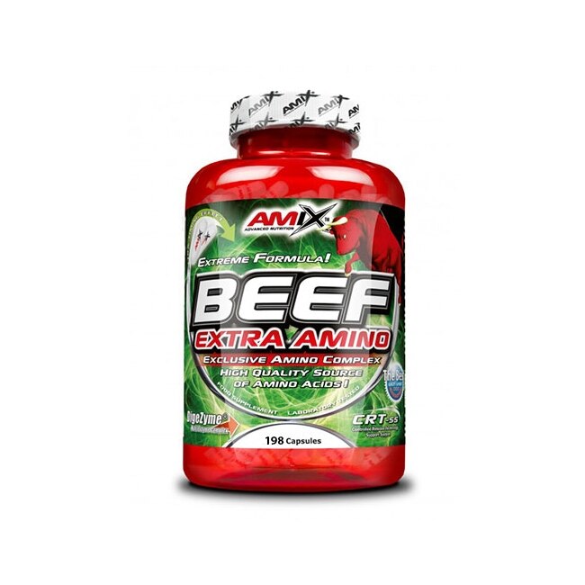Aminoacizi Amix Beef Extra Amino, 198 capsule