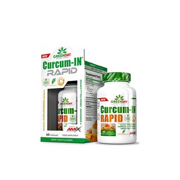 Supliment nutritiv, Curcum-In Rapid, AMIX, 60 capsule Supliment nutritiv, Curcum-In Rapid, AMIX, 60 capsule