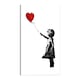 Tablou canvas - Banksy Fata cu balon - 80 x 120 cm