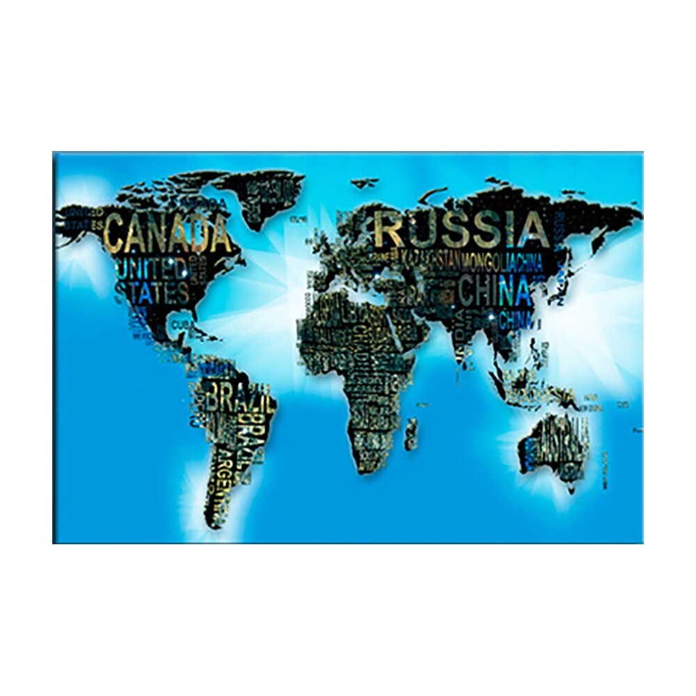 Tablou din pluta - Lumea albastra - 120 x 80 cm