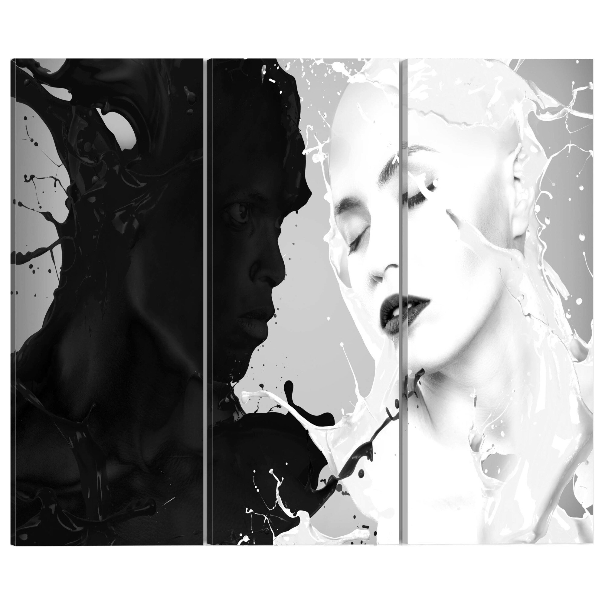 Tablou canvas 3 piese - Paradoxul sentimentelor - 120 x 80 cm