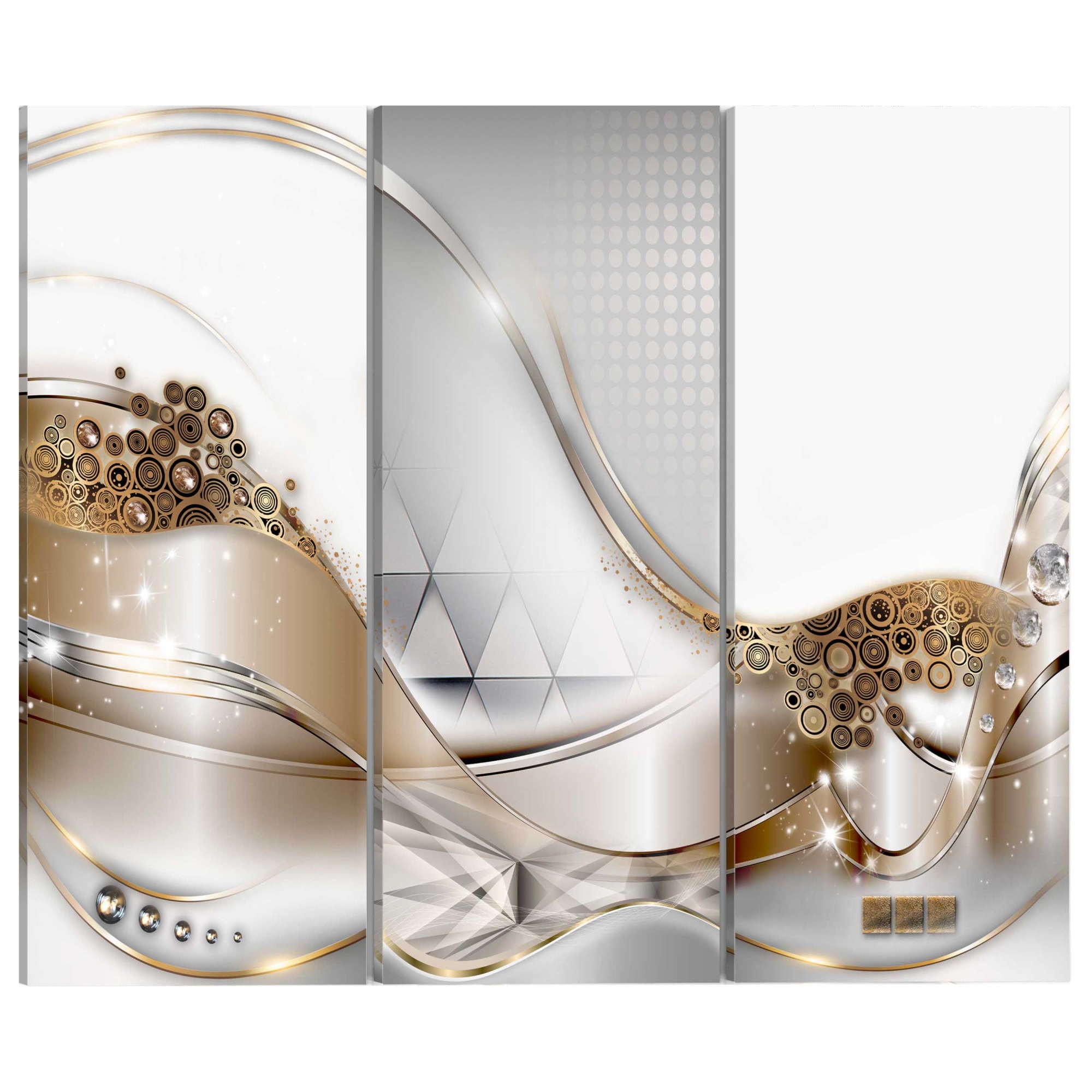 Tablou canvas 3 piese - Raul simetriei - 60 x 40 cm