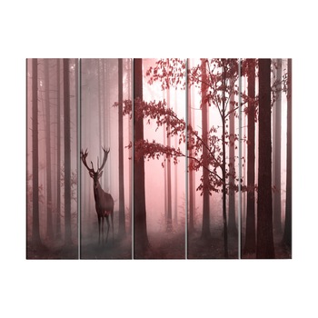 Tablou canvas 5 piese - Dimineata 2 - 200 x 80 cm Tablou canvas 5 piese - Dimineata 2 - 200 x 80 cm