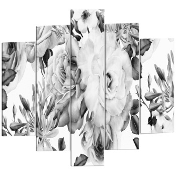 Tablou canvas 5 piese - Compozitie trandafir 1 - 200 x 100 cm Tablou canvas 5 piese - Compozitie trandafir 1 - 200 x 100 cm