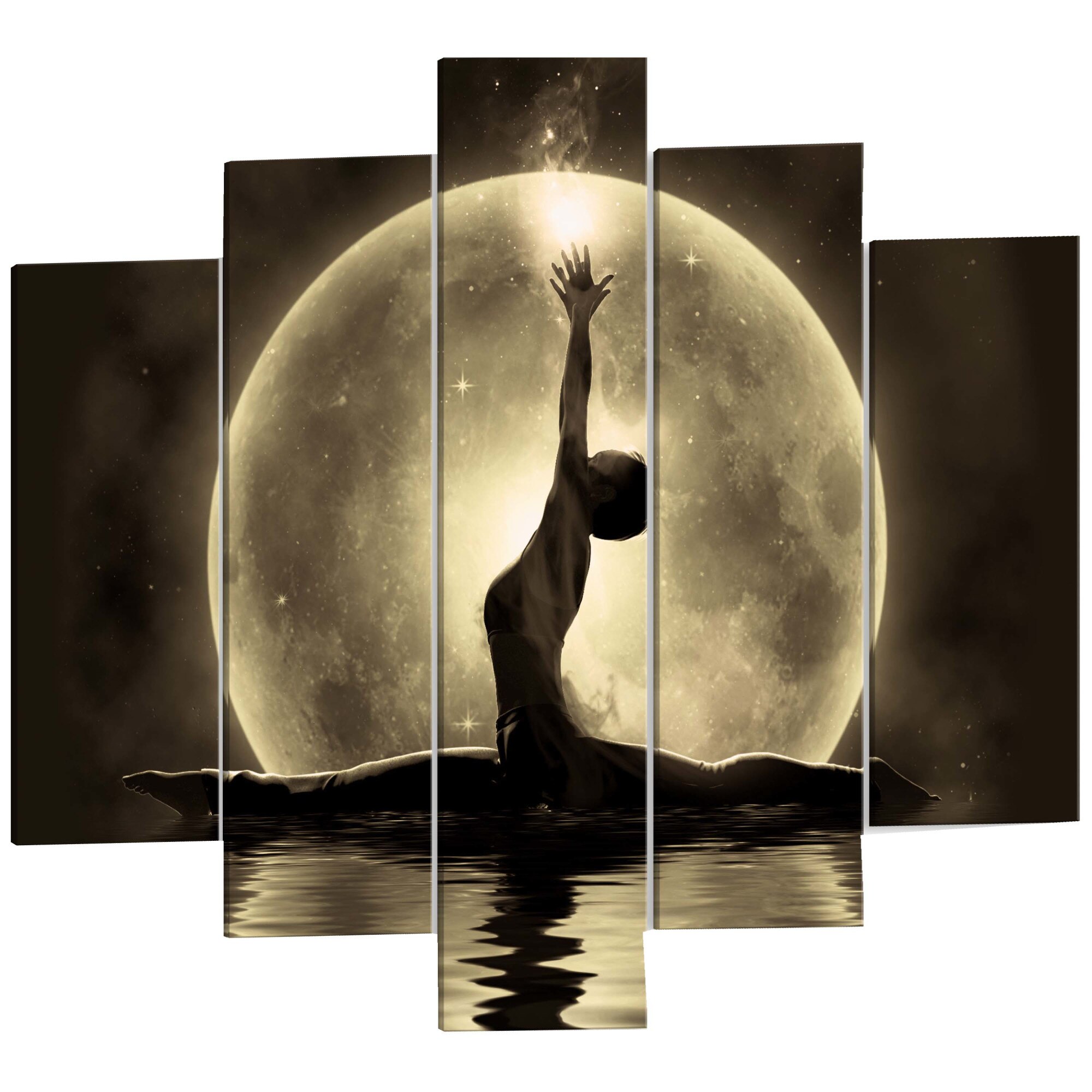 Tablou canvas 5 piese - Sfoara 1 - 100 x 50 cm