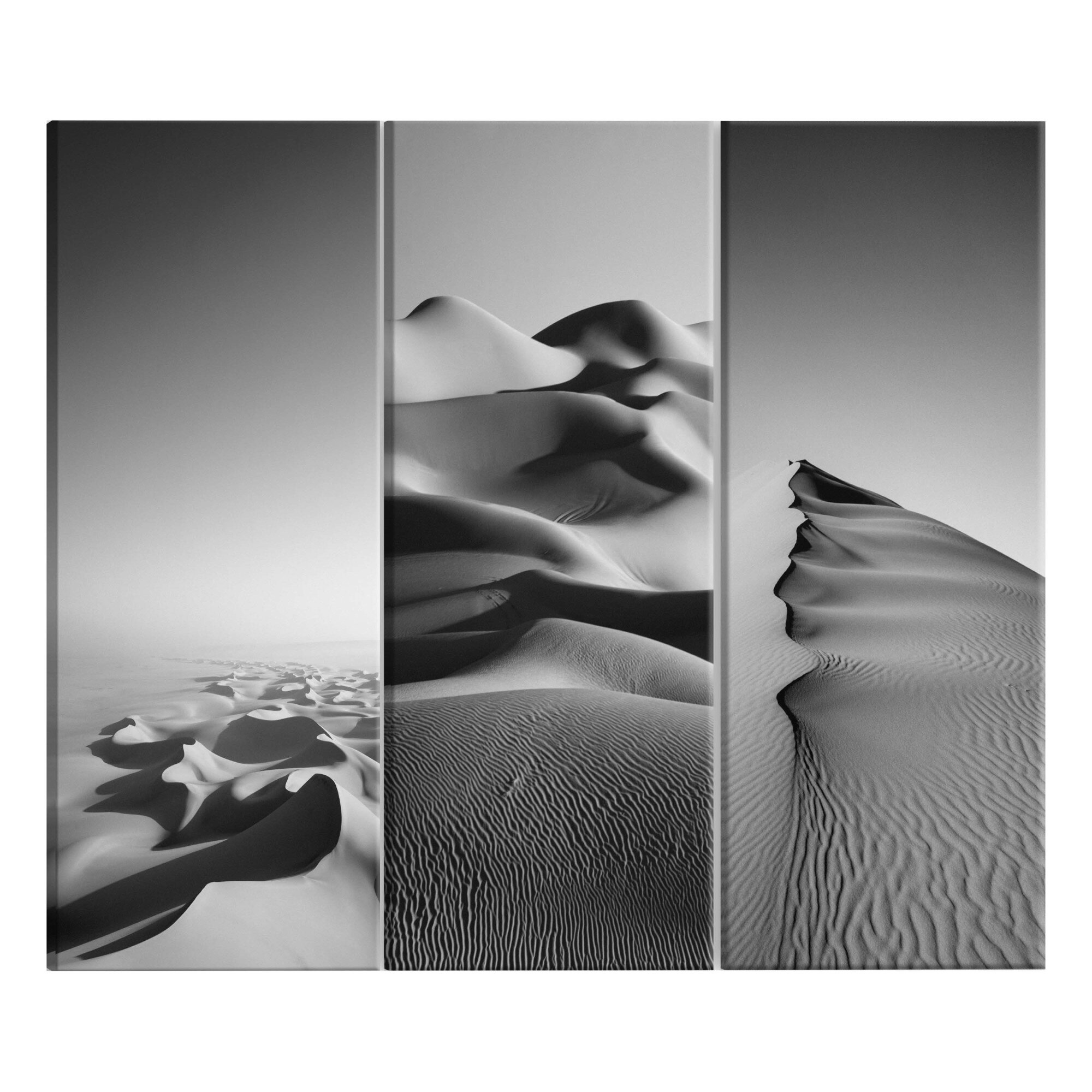 Tablou canvas 3 piese - Peisaj desert - 60 x 30 cm