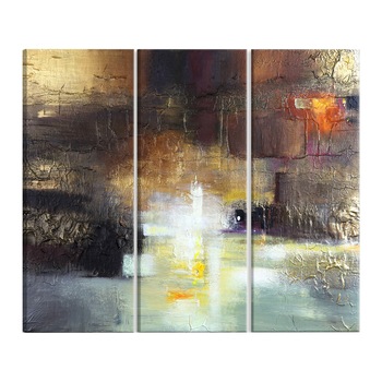 Tablou canvas 3 piese - Respiratie de lux - 90 x 60 cm Tablou canvas 3 piese - Respiratie de lux - 90 x 60 cm