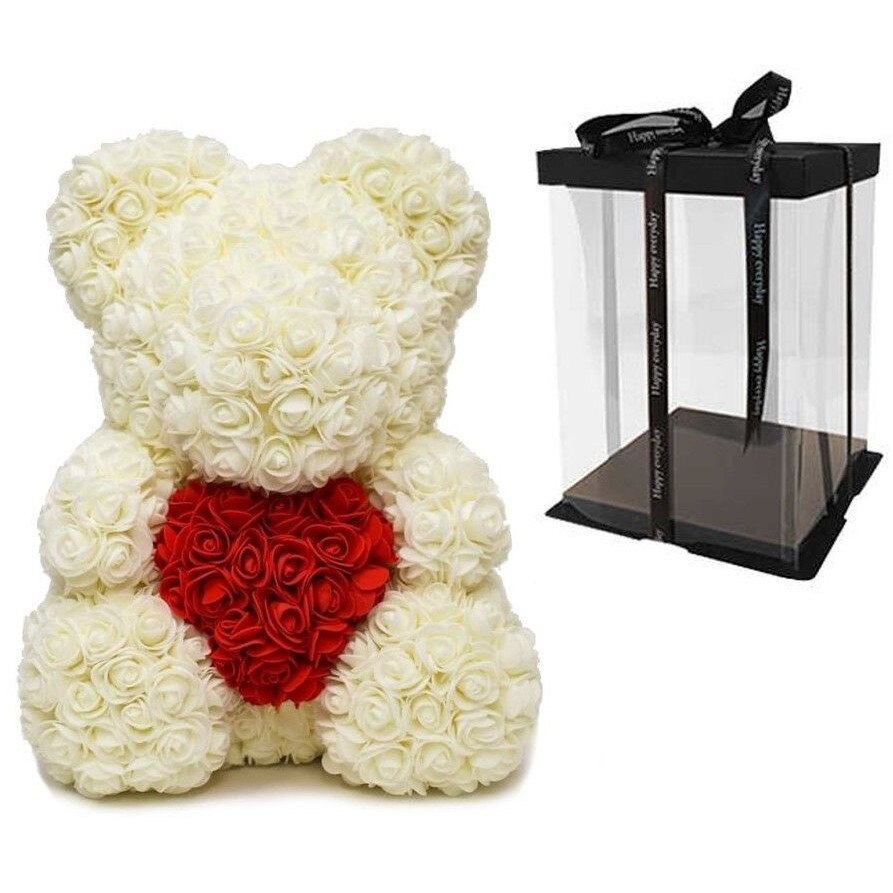 Мишка из роз купить. Медведь из розочек в коробке. Цветочный мишка в коробке. Мишка из роз в коробке. Медведь из роз в коробке.