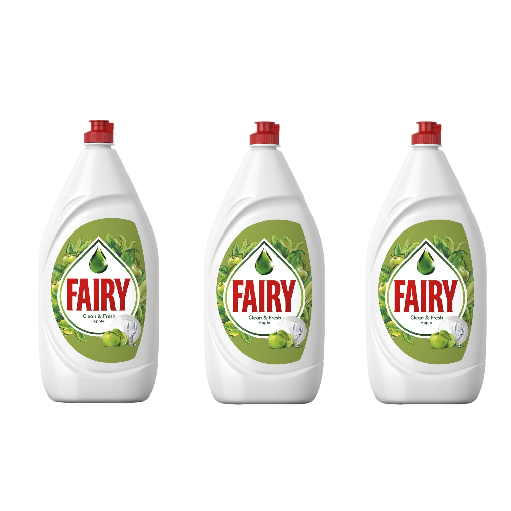 Fairy detergent de vase Apple Pachet 3 x 400ml