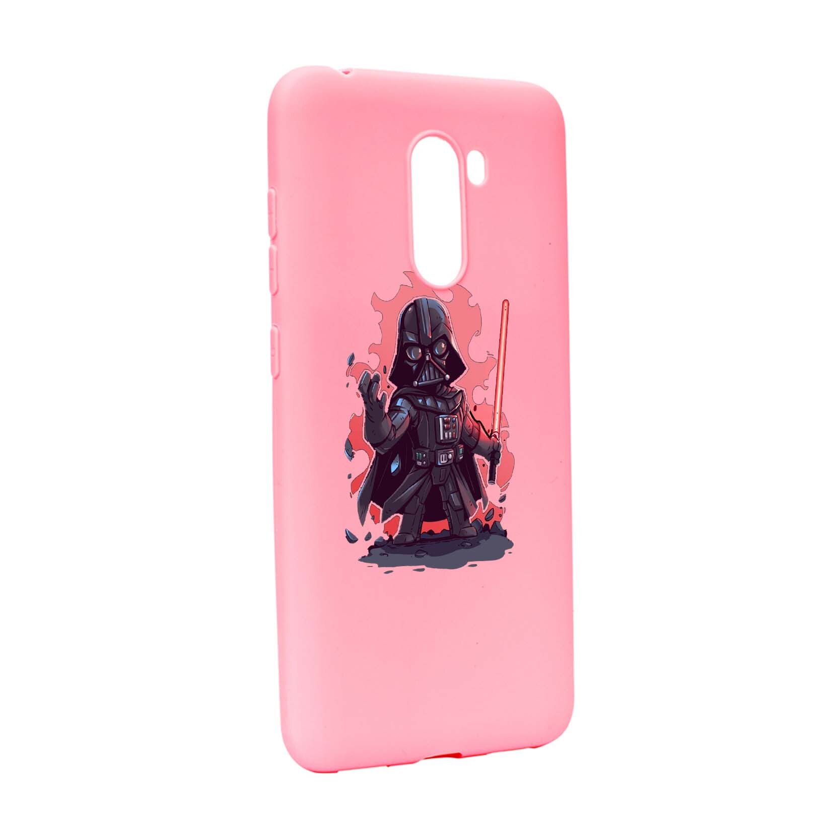 Husa de protectie Star Wars - Darth Vader, Movie pentru Xiaomi PocoPhone F1, rezistenta la uzura, anti-alunecare, din silicon Premium, P402