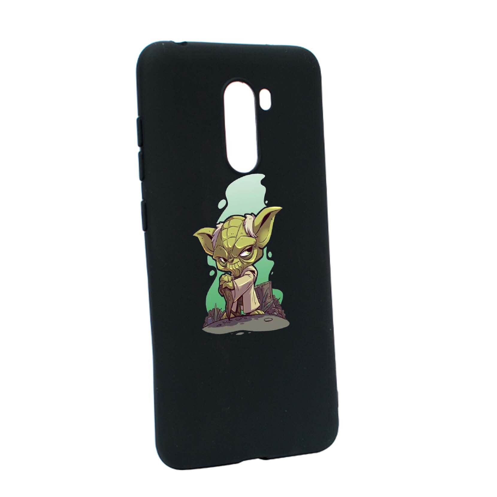 Husa de protectie Star Wars - Yoda, Movie pentru Xiaomi PocoPhone F1, rezistenta la uzura, anti-alunecare, din silicon Premium, B403