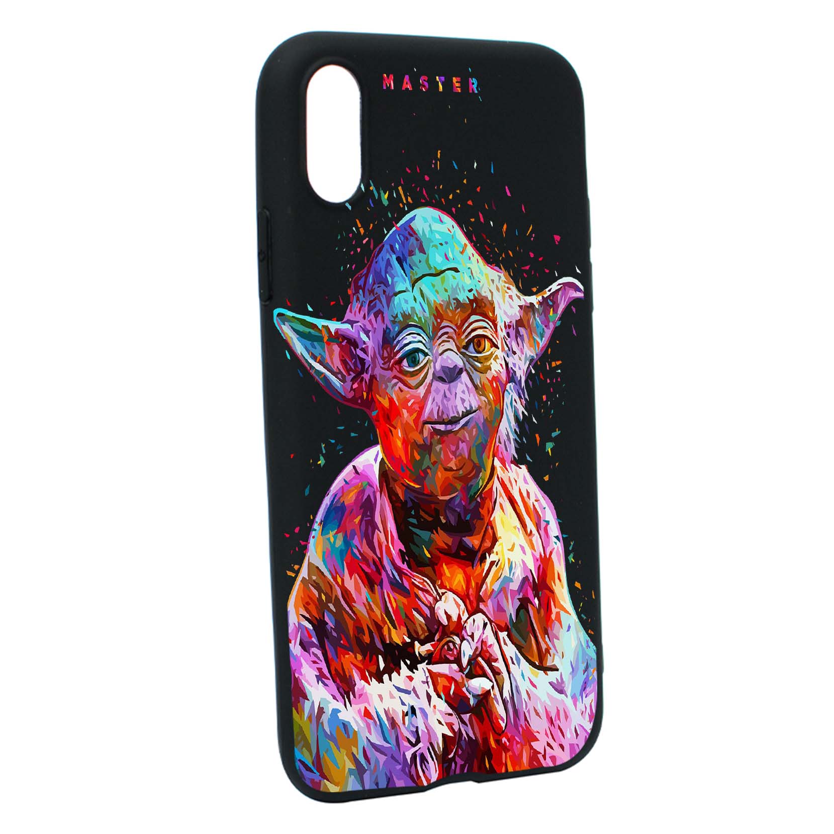 Husa de protectie Star Wars - Yoda, Movie pentru Apple iPhone XS / X, rezistenta la uzura, anti-alunecare, din silicon Premium, B409