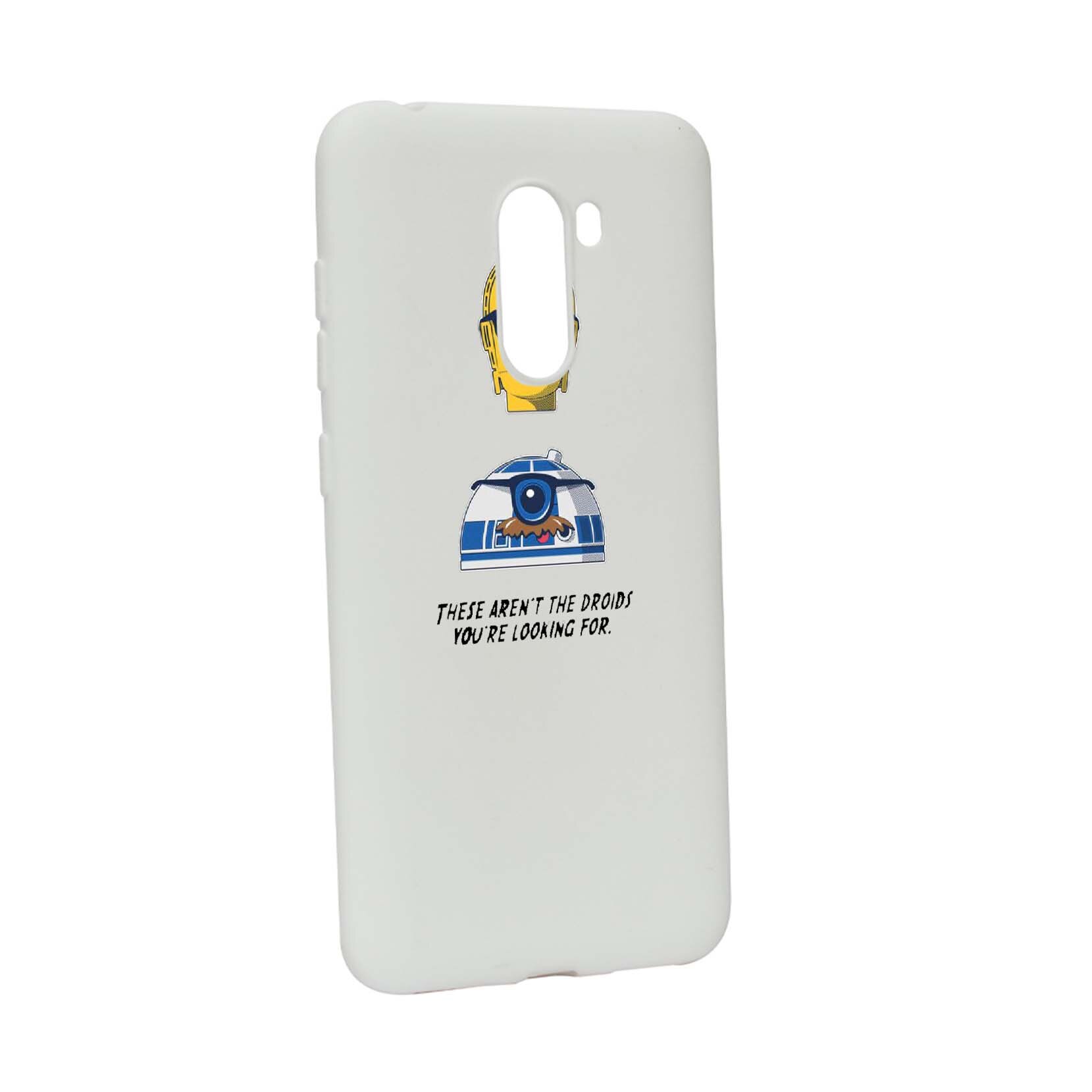 Husa de protectie Star Wars - Droids, Movie pentru Xiaomi PocoPhone F1, rezistenta la uzura, anti-alunecare, din silicon Premium, W410