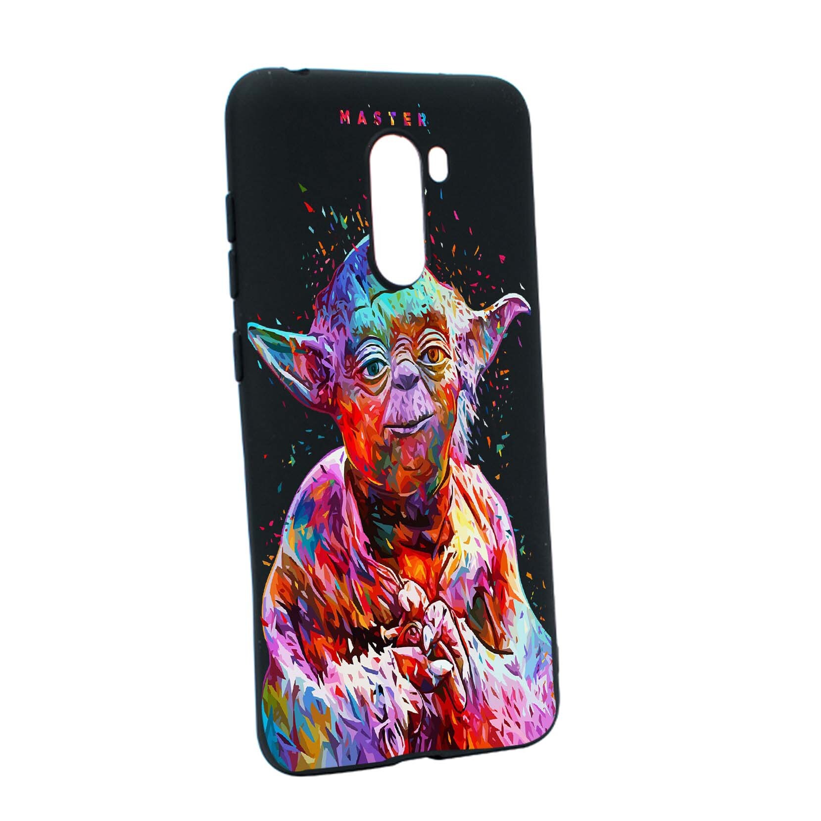 Husa de protectie Star Wars - Yoda, Movie pentru Xiaomi PocoPhone F1, rezistenta la uzura, anti-alunecare, din silicon Premium, B409