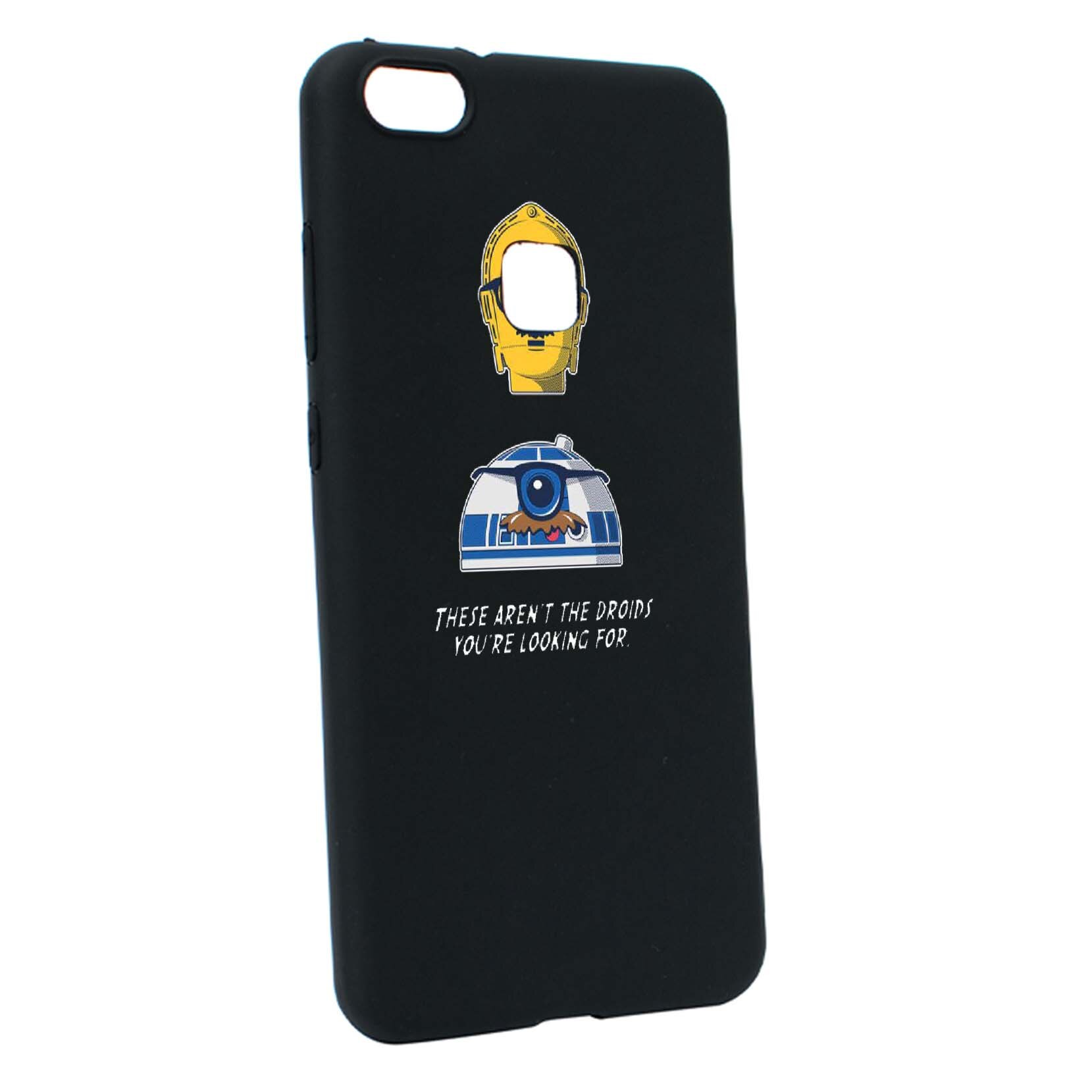 Husa de protectie Star Wars - Droids, Movie pentru Huawei P10 Lite, rezistenta la uzura, anti-alunecare, din silicon Premium, B410