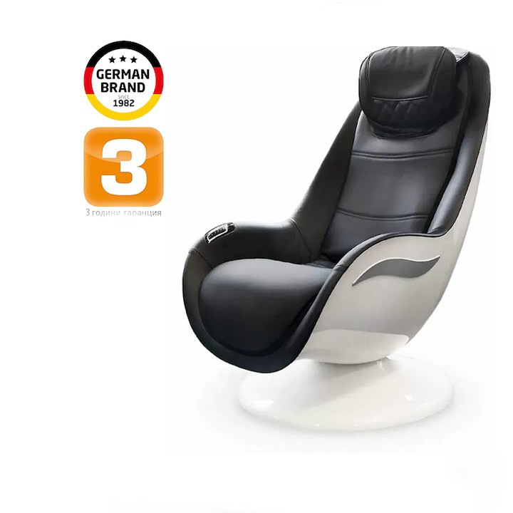 Scaun de masaj, Medisana, 6 programe, Alb/Negru