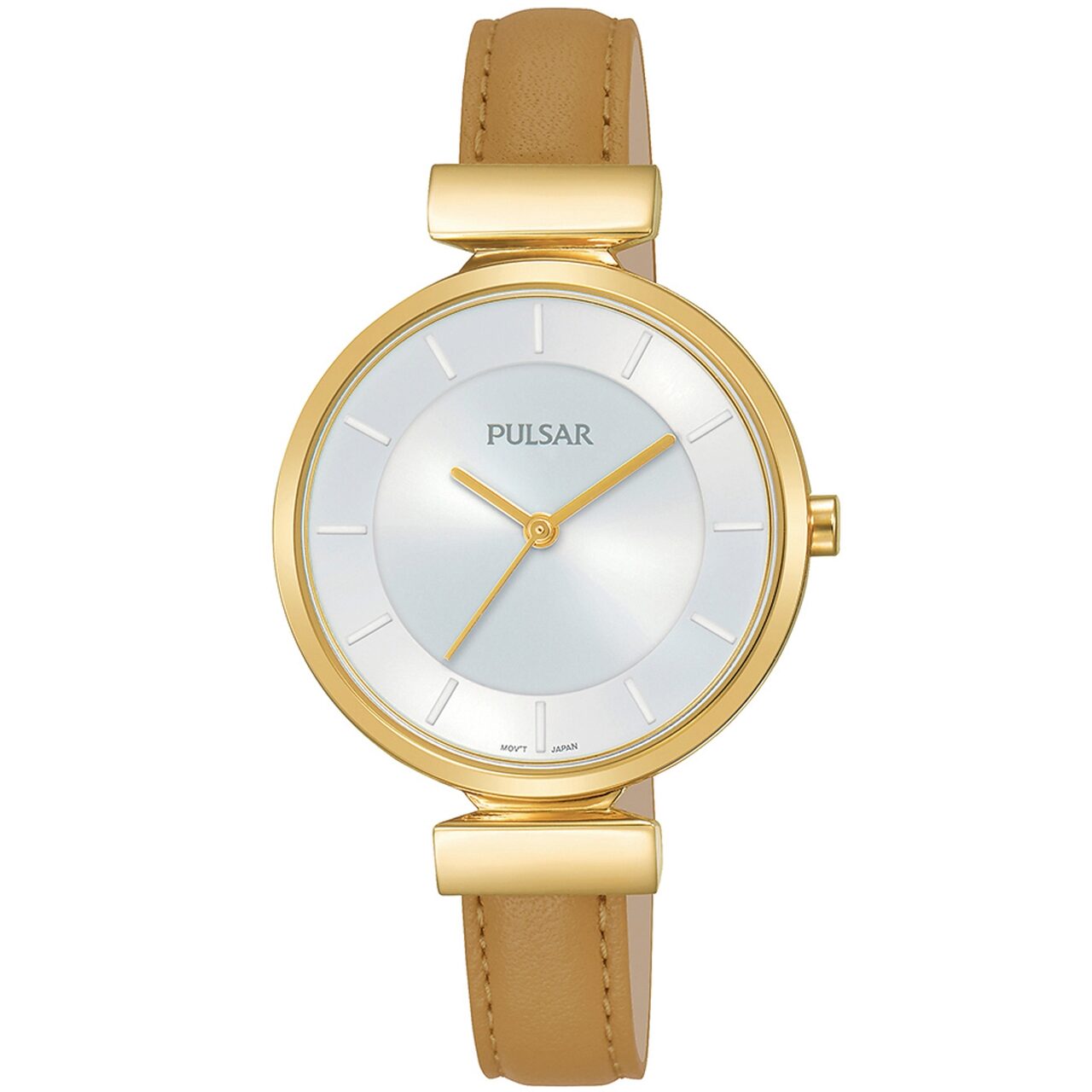 Ceas de dama Pulsar PH8416X1 Attitude, 30mm, 5ATM, Auriu