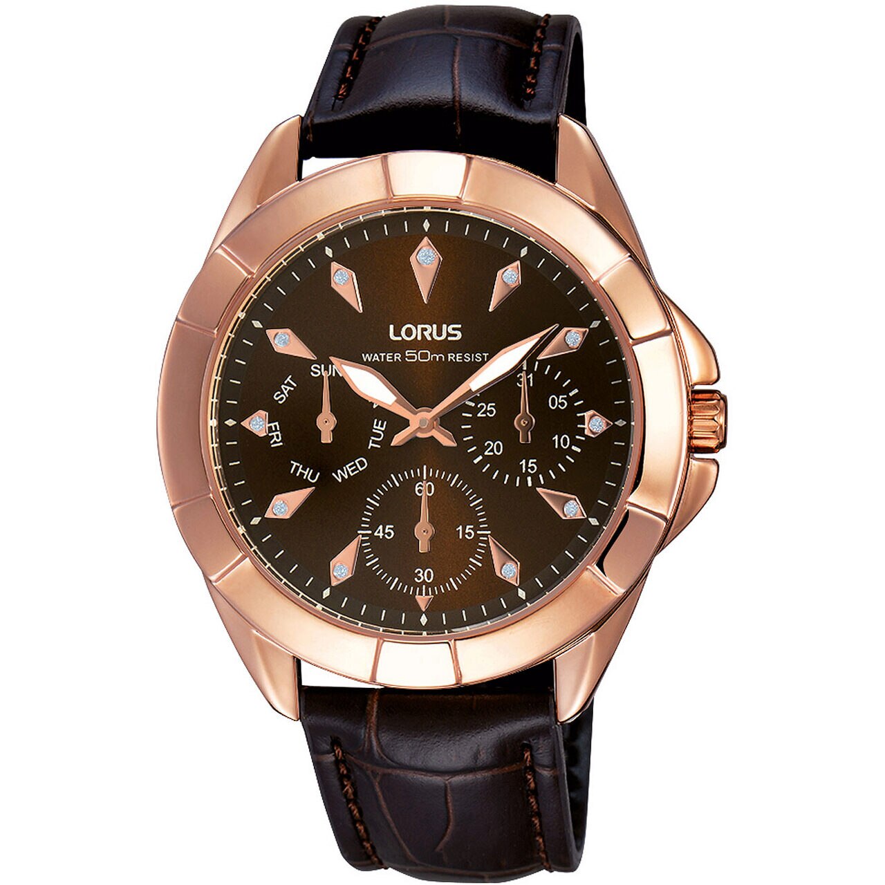 Ceas de dama Lorus RP636CX9 37mm, 5ATM, Auriu