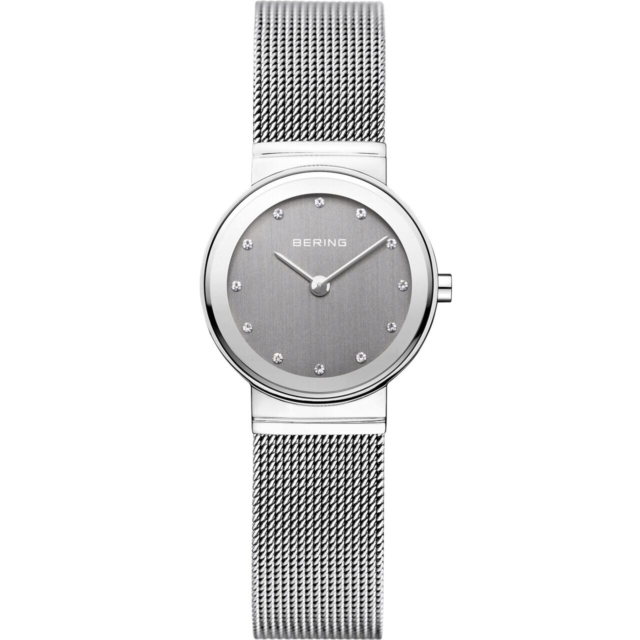 Ceas de dama Bering 10126-309 Classic, 26mm, 5ATM, Argintiu
