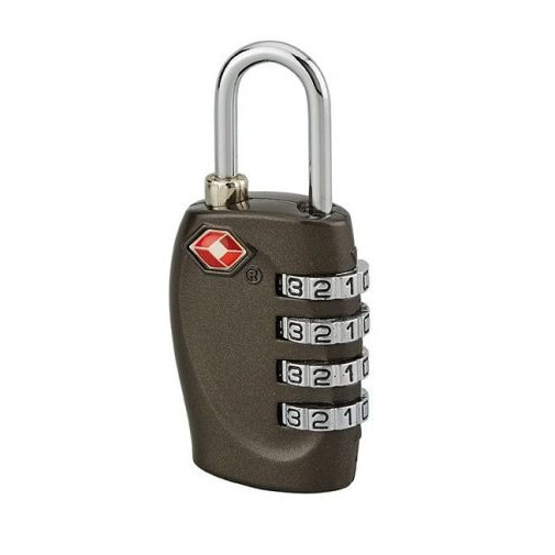 Lacat bagaj, TSA, cu cifru, 4 inele