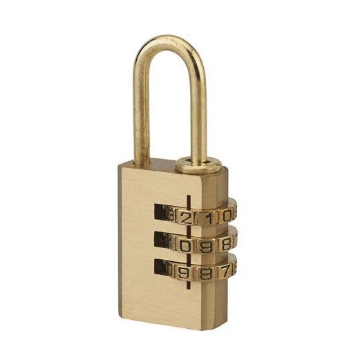 Lacat bagaj, cu cifru, Model 258, 21 mm, toarta alamita