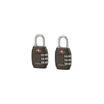 Set 2 lacate bagaje TSA, cu cifru, 3 inele Set 2 lacate bagaje TSA, cu cifru, 3 inele