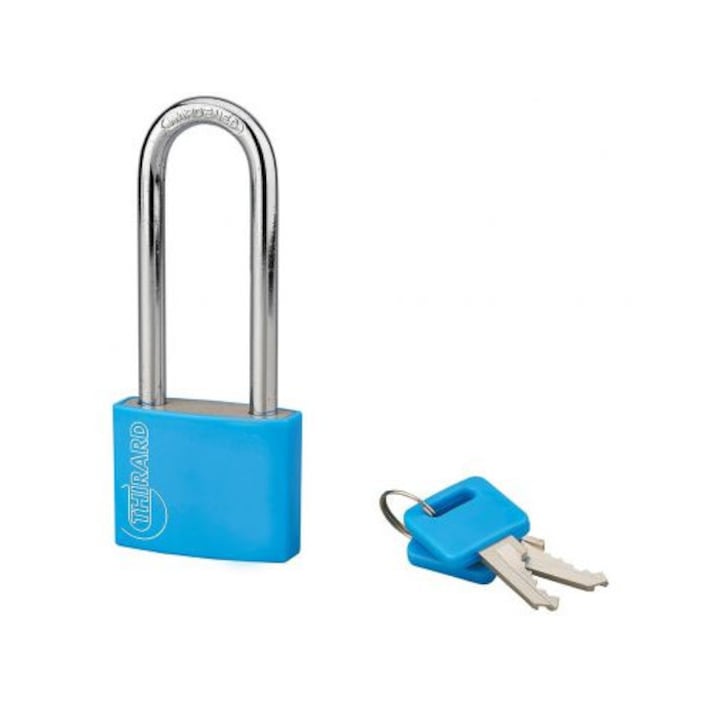 Lacat cu cheie, TYPE 1 ALU, 40 mm, toarta semi-inalta, diverse culori