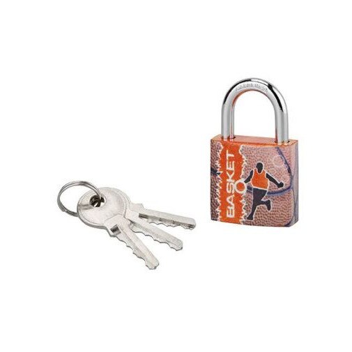 Lacat cu cheie, LINE SPORT 1, 30 mm (baschet)