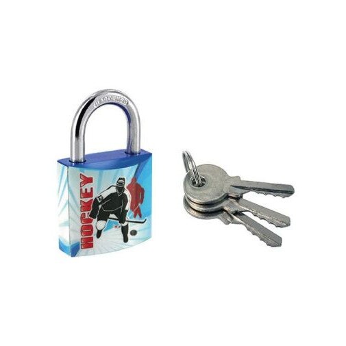 Lacat cu cheie, LINE SPORT 3, 30 mm (hochei)