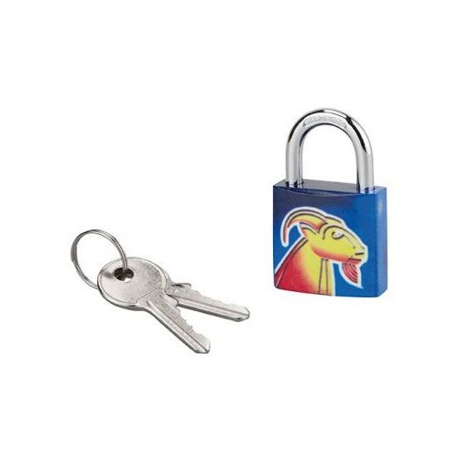Lacat cu cheie, ASTROLOCK, 30 mm (capricorn)