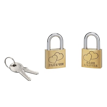 Set 2 lacate cu cheie, LOVE 3 (niciunul fara celalalt) Set 2 lacate cu cheie, LOVE 3 (niciunul fara celalalt)